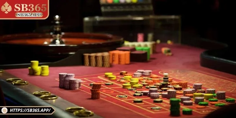 Bàn xoay Roulette được thiết kế tinh tế, màu sắc dễ nhìn